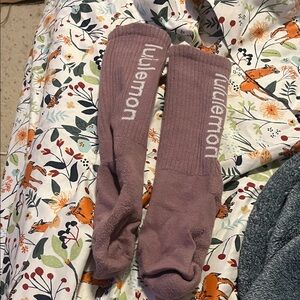 lululemon athletica Mauve Athletic Socks